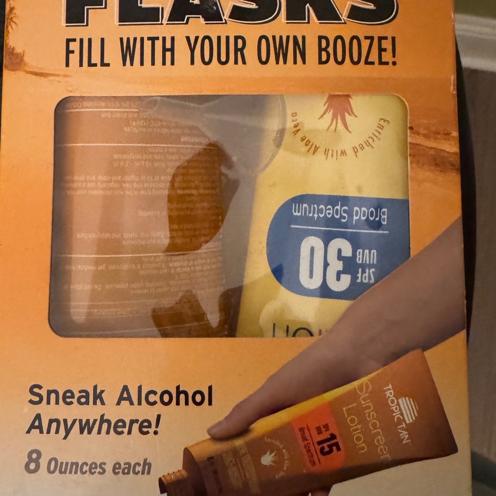TropiTan Sunscreen Lotion Flasks